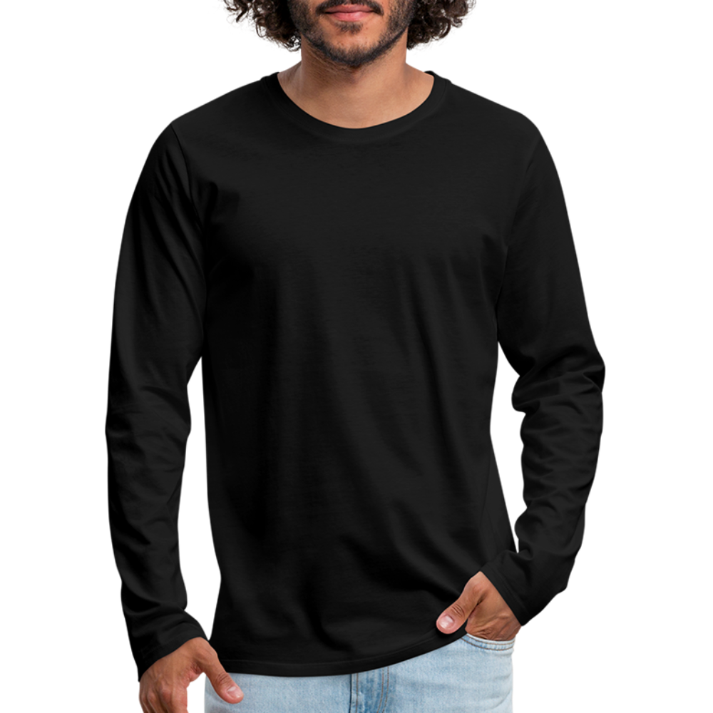 Men's Premium Long sleeve Shirt - black