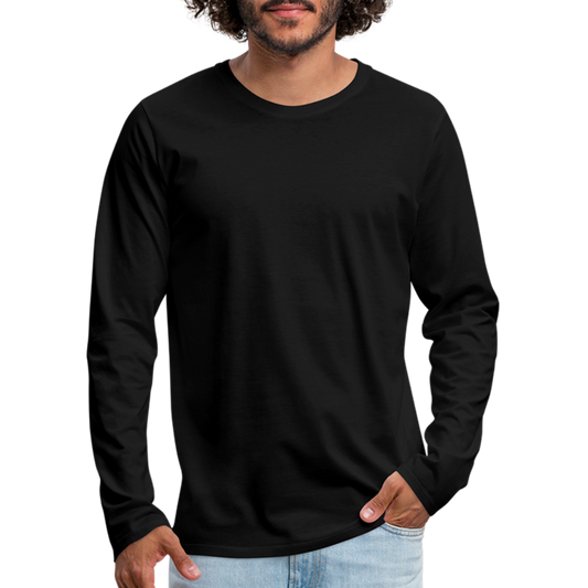 Men's Premium Long sleeve Shirt - black