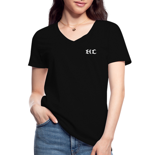 HC Women’s V-Neck T-Shirt - black