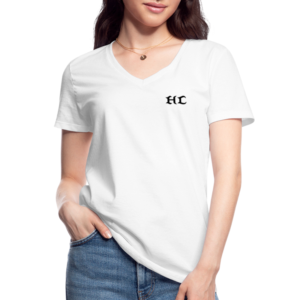 HC Women’s V-Neck T-Shirt - white