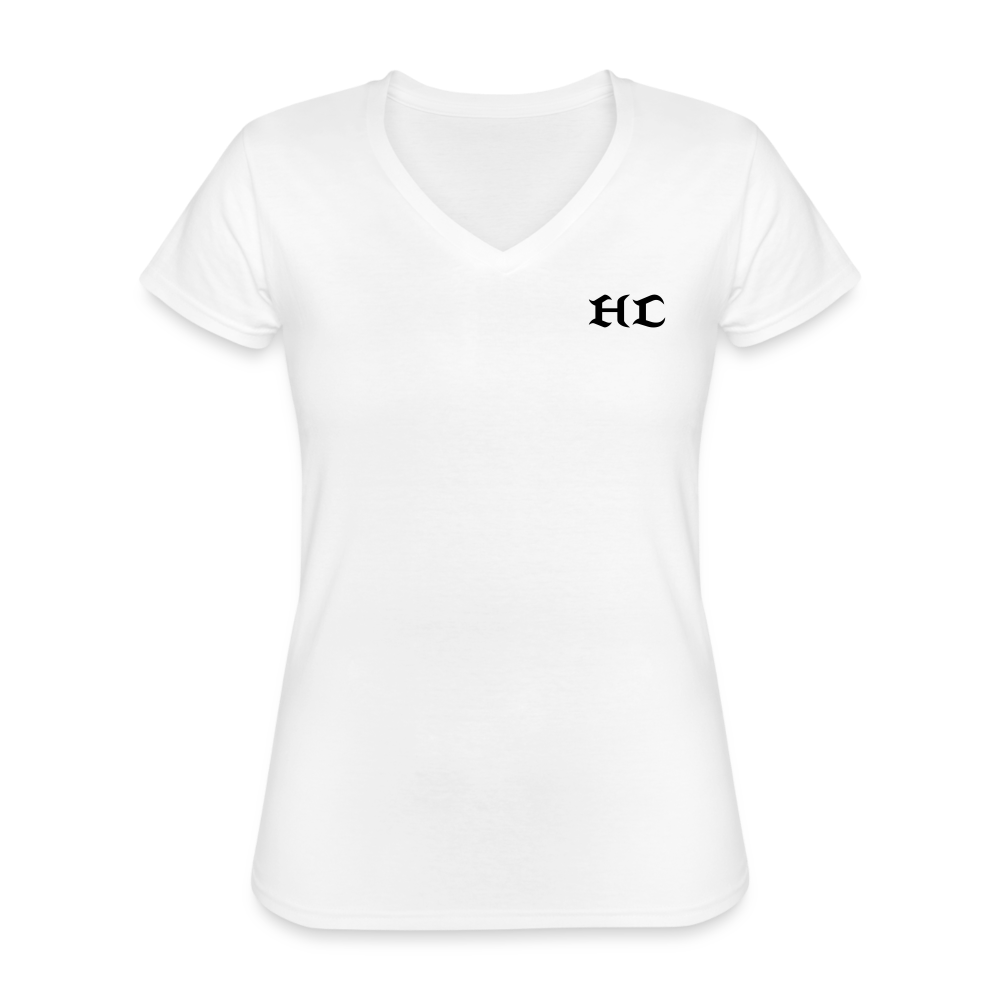 HC Women’s V-Neck T-Shirt - white