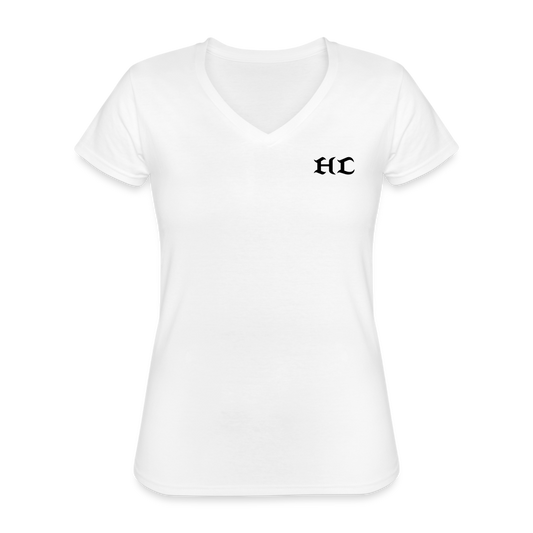 HC Women’s V-Neck T-Shirt - white