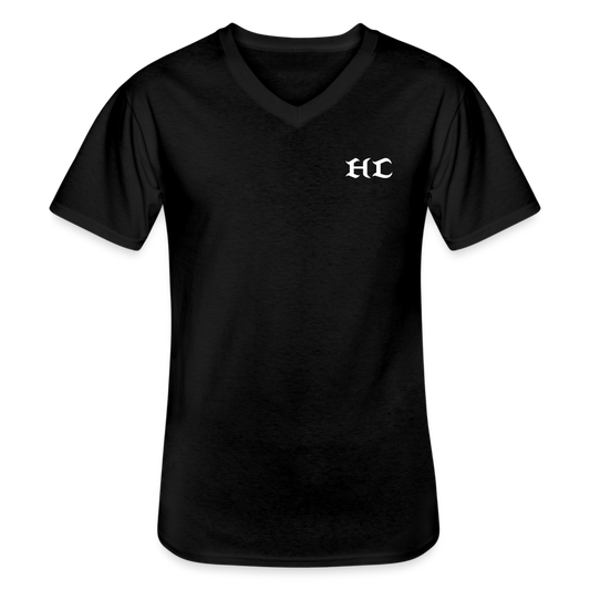 HC Men's V-Neck T-Shirt - black