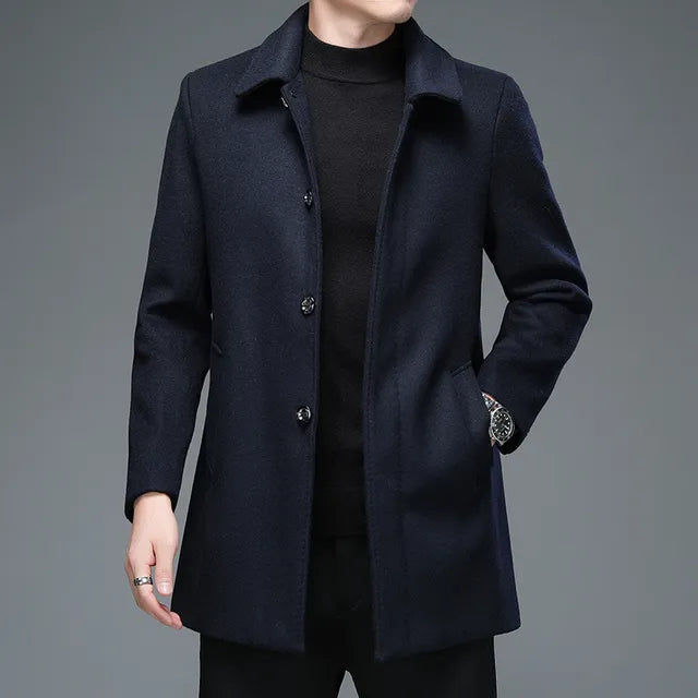 Business Premium Woolen Overcoat Jacket