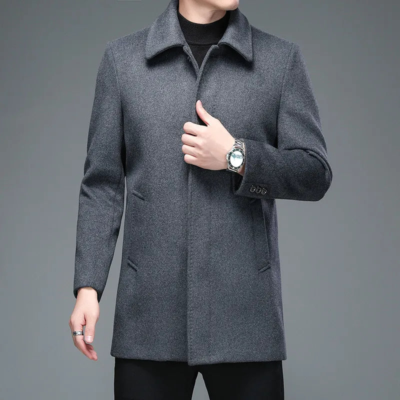 Business Premium Woolen Overcoat Jacket